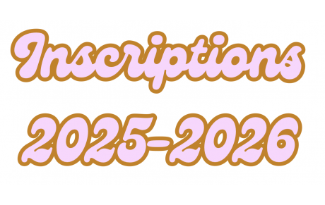 Inscriptions 2025-2026